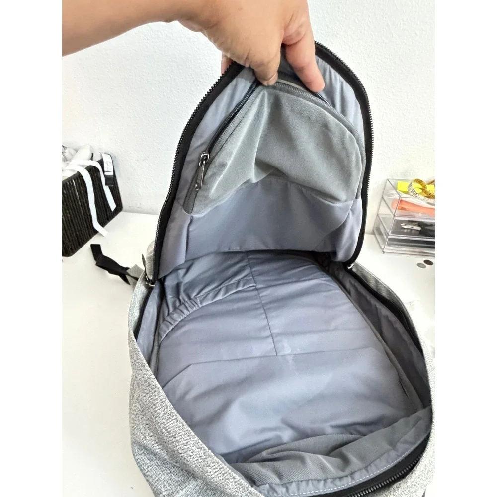 Bellroy Classic Backpack Grey Melange Black Laptop Sleeve Everyday Carry Bag